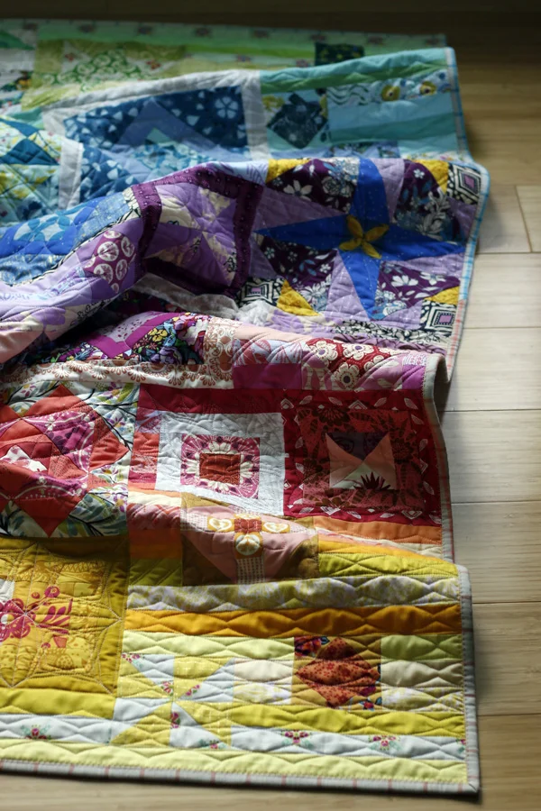 Freespirit Gypsy Wife, a finished quilt — Stitched in Color